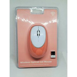 Wireless Optical Windows XP/Vista/7/8/8.1/10 Mac OS Pink USB Soft Gel Mouse